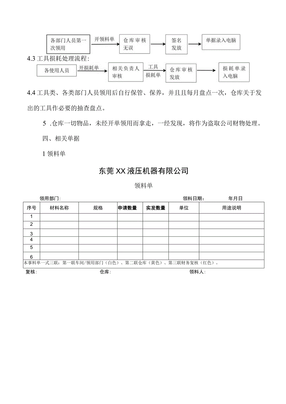 仓库工具用具管理制度仓库刀具工具领用流程与管理规定.docx_第2页