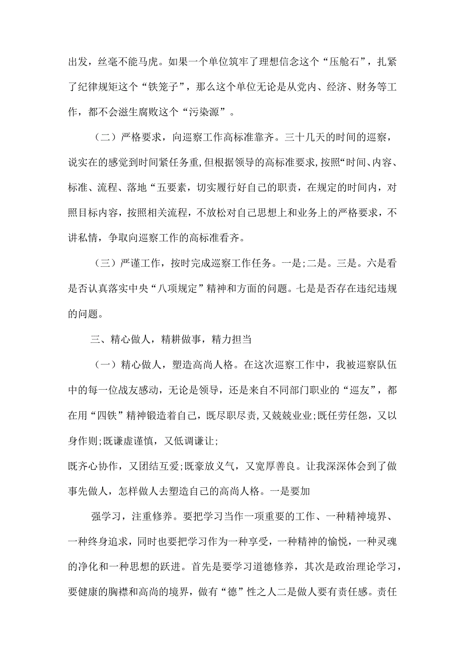 个人参加巡察工作总结优秀例文多篇.docx_第3页