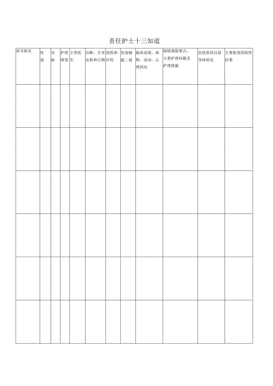 责任护士十三知道表格.docx_第2页