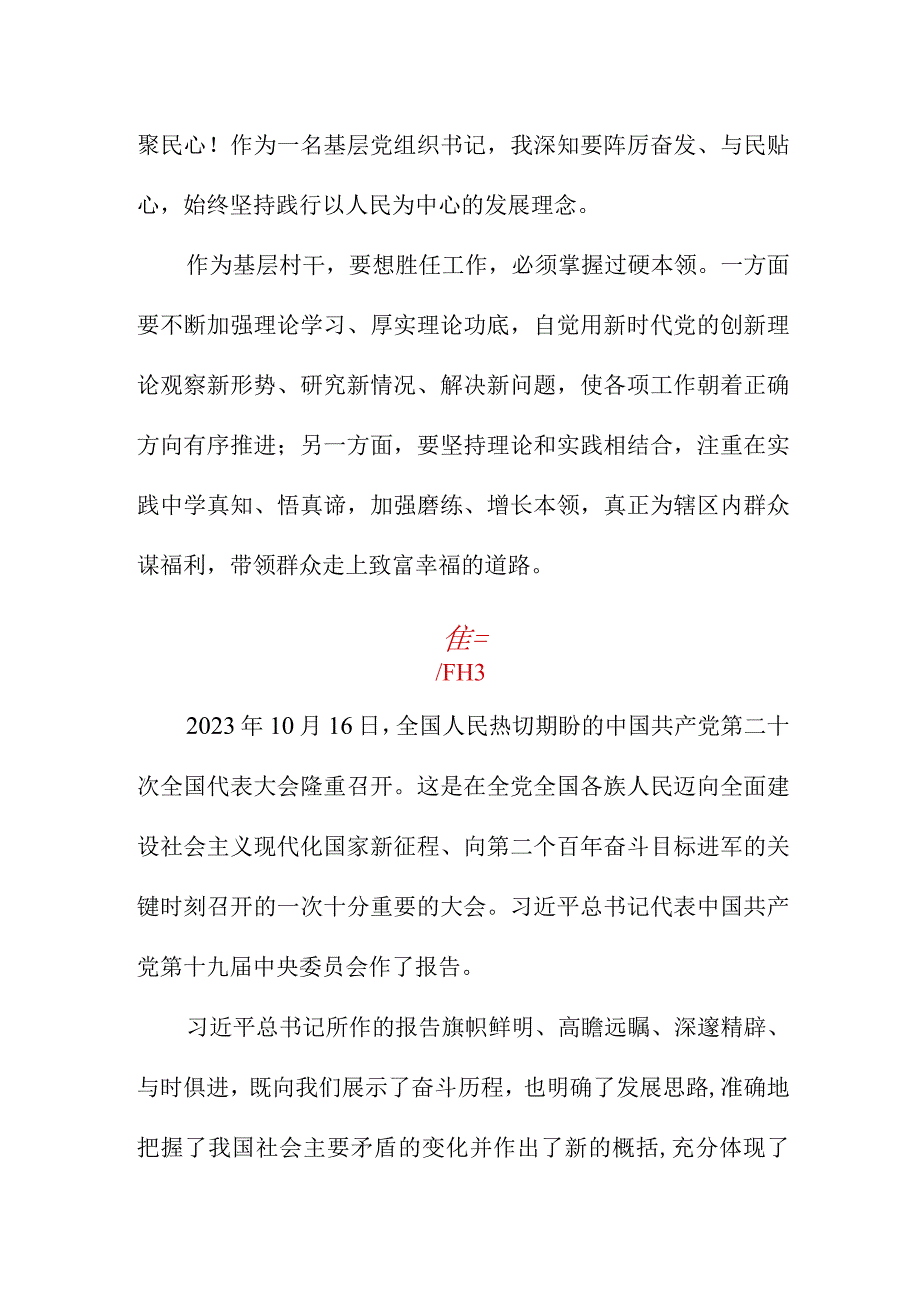 支部书记学习二十大精神心得体会三篇.docx_第2页