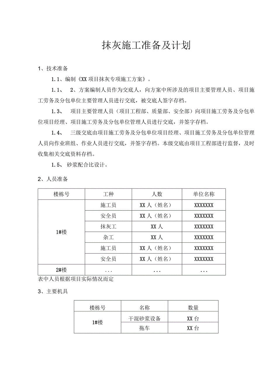 抹灰施工准备及计划.docx_第1页