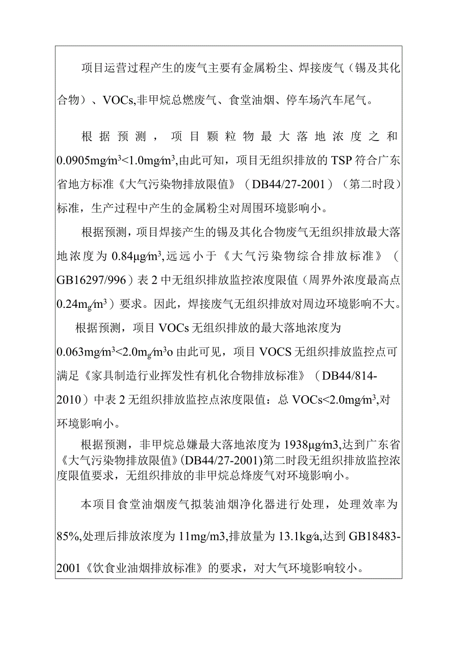 太阳能光伏建筑一体化及节能幕墙节能门窗生产基地建设项目环境影响结论与建议.docx_第3页