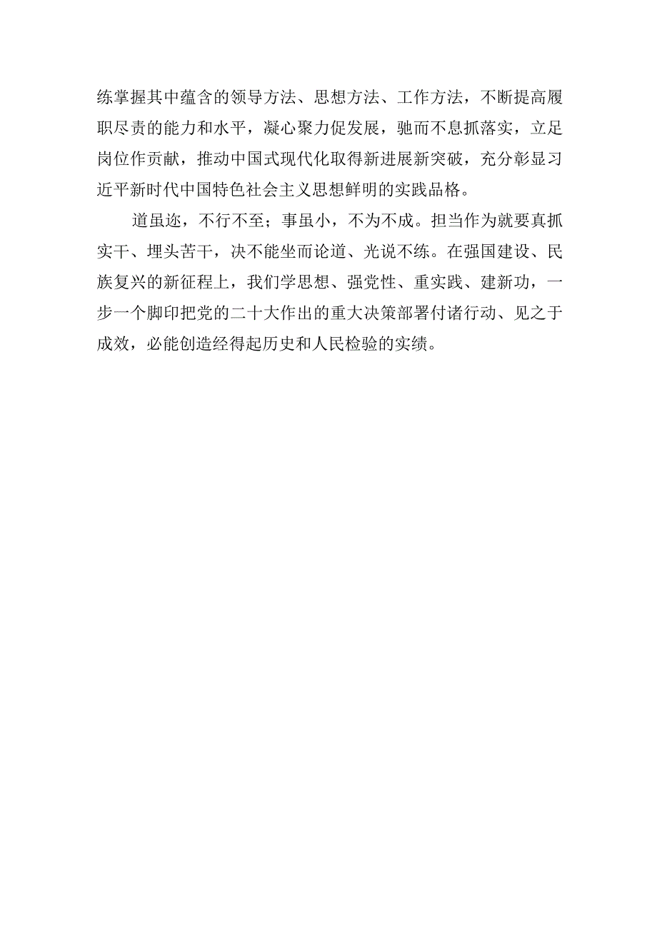 2023下半年主题教育“实干担当促进发展”专题学习心得体会感想研讨发言材料2篇.docx_第3页