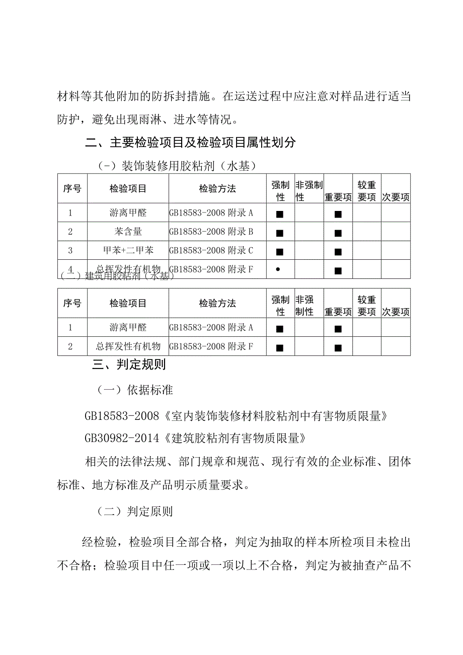 33.珠海市胶粘剂产品质量监督抽查实施细则.docx_第2页