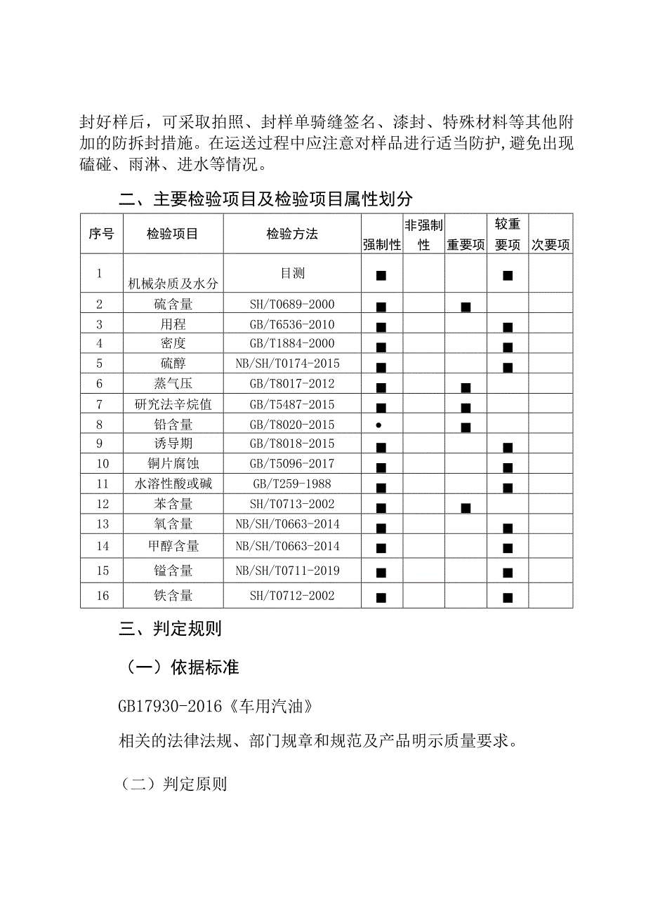 40.珠海市车用汽油产品质量监督抽查实施细则.docx_第2页