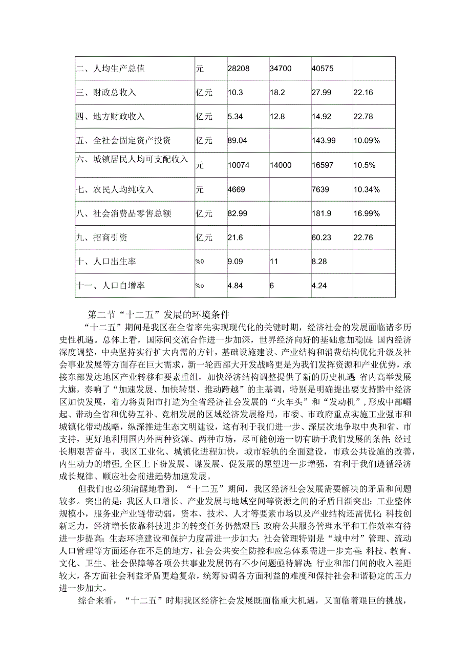 云岩区国民经济和社会发展第十二个五年规划纲要.docx_第2页