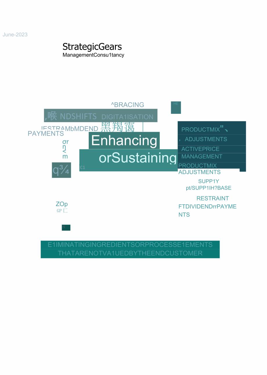【行业报告】StrategicGears-在通胀压力下提高或维持盈利能力（英）-2023.6_市场营.docx_第1页