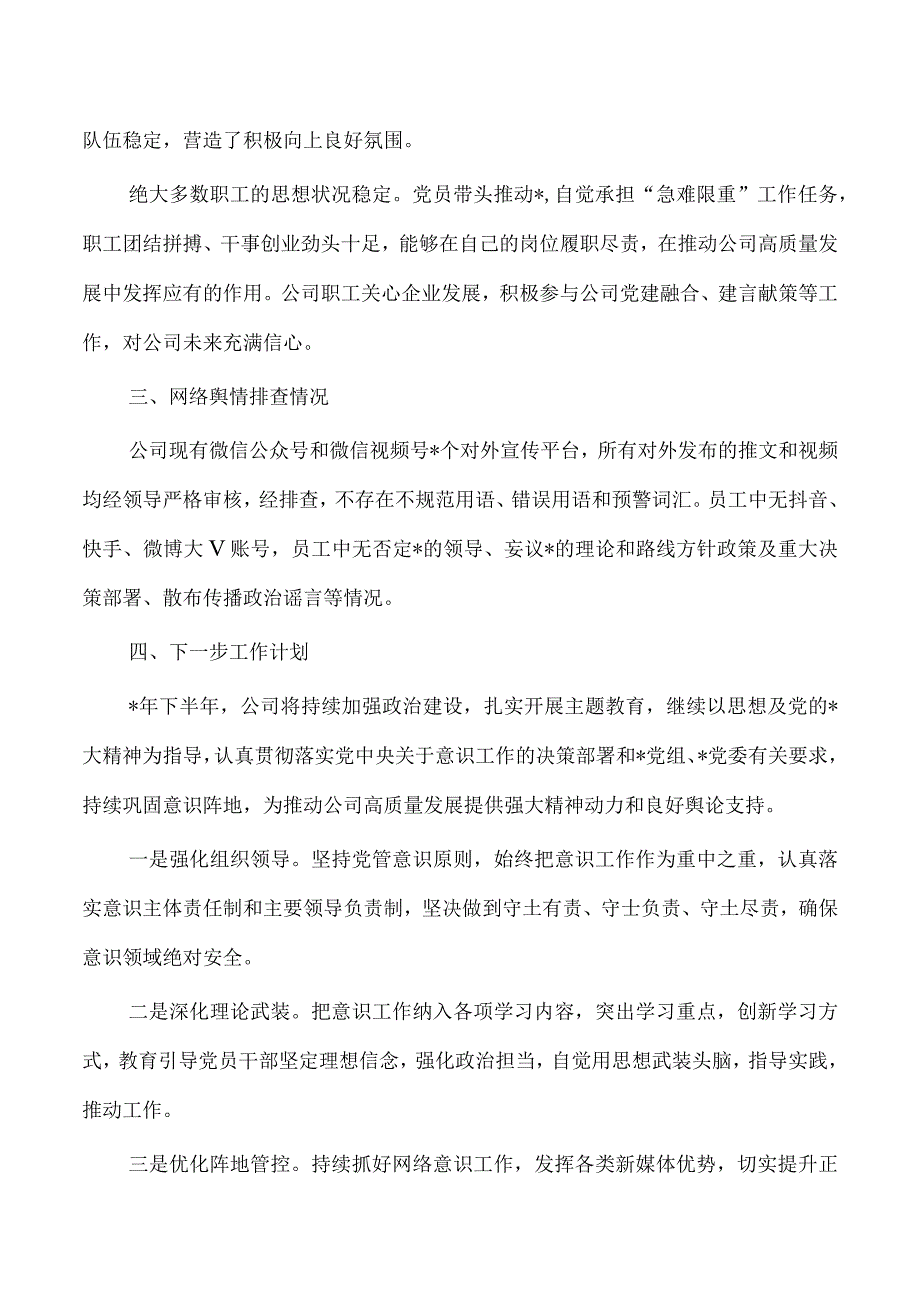 公司上半年意识工作总结.docx_第3页