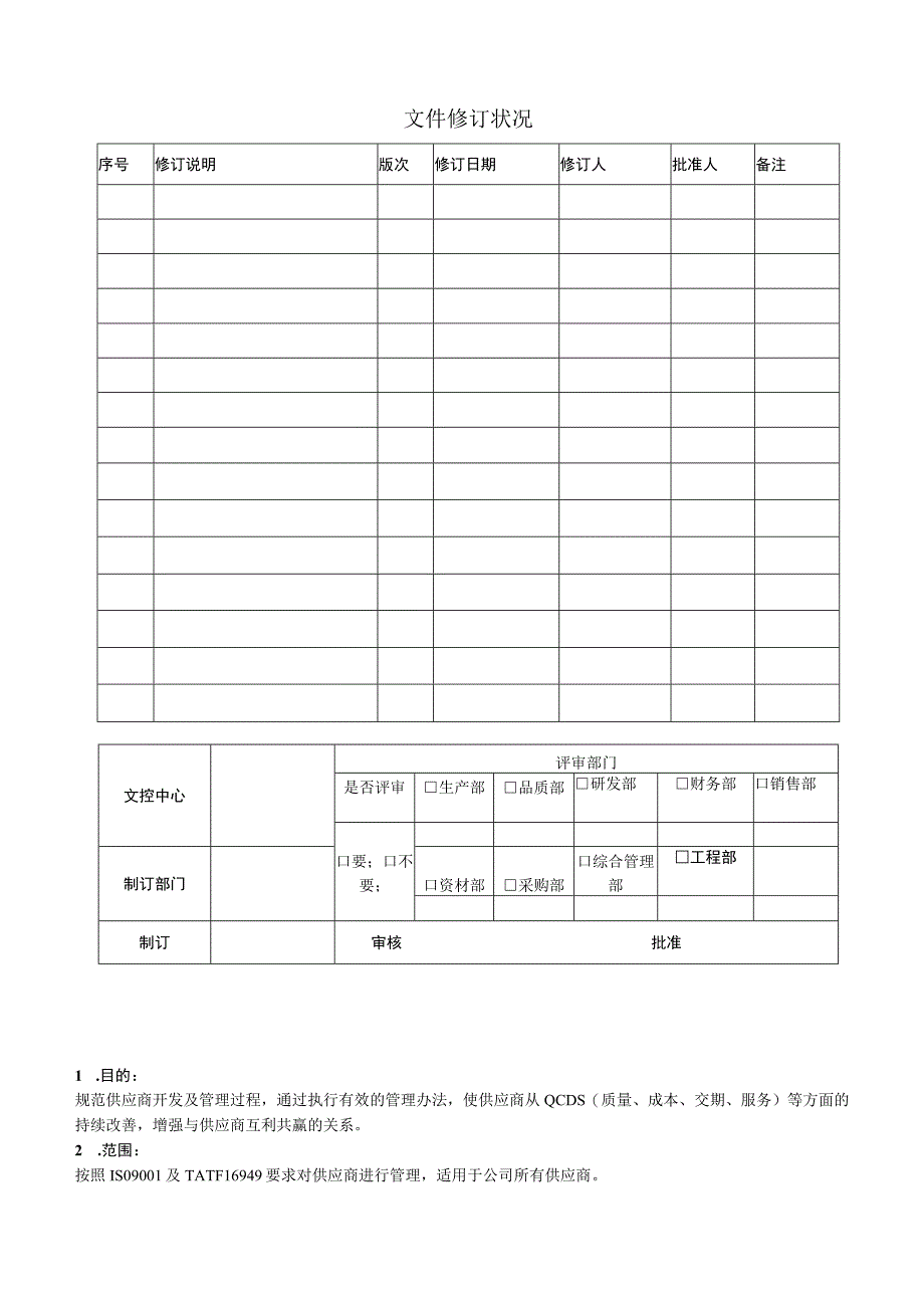 供应商管理控制程序.docx_第1页