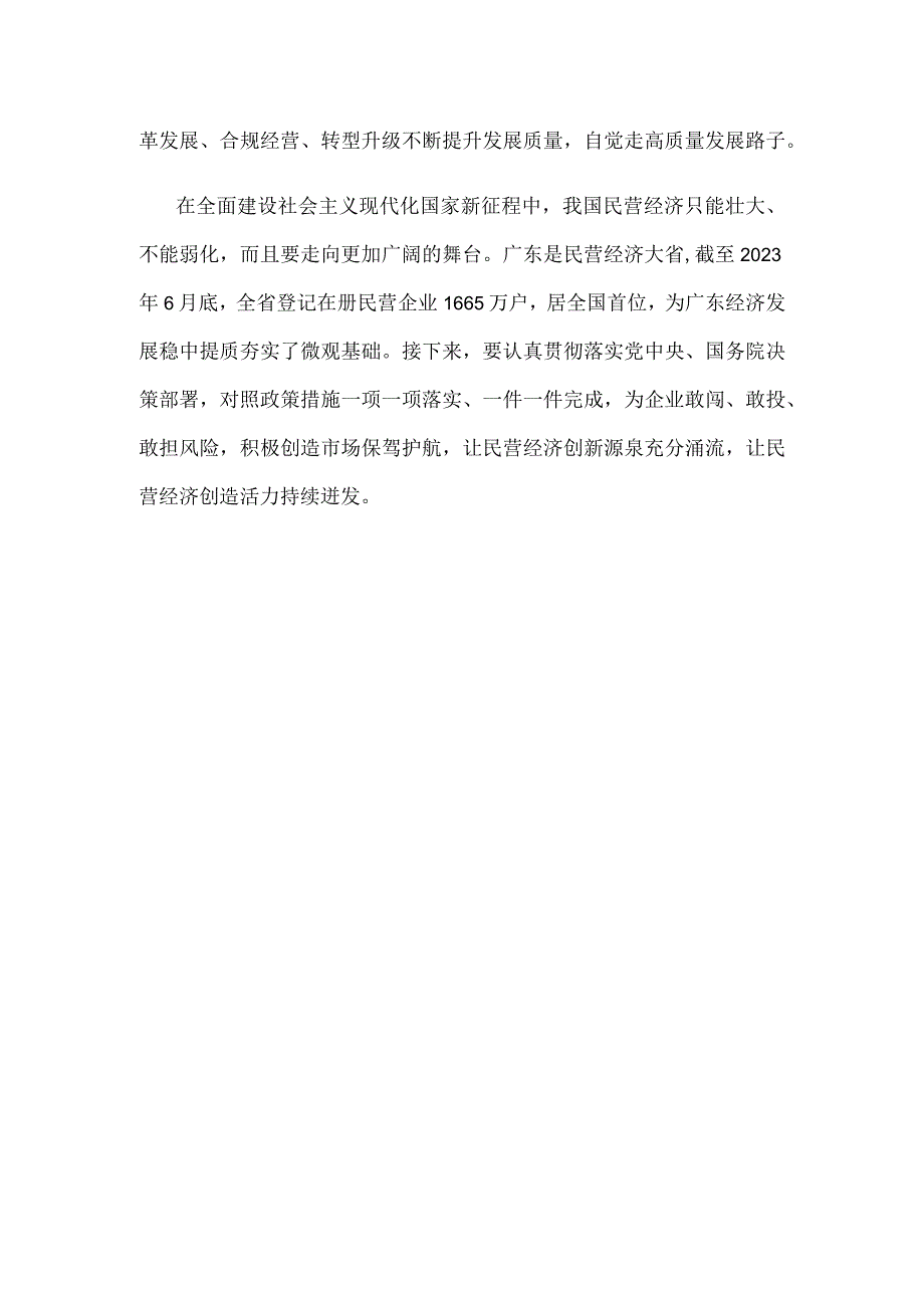 贯彻落实《关于实施促进民营经济发展近期若干举措的通知》心得发言稿.docx_第3页