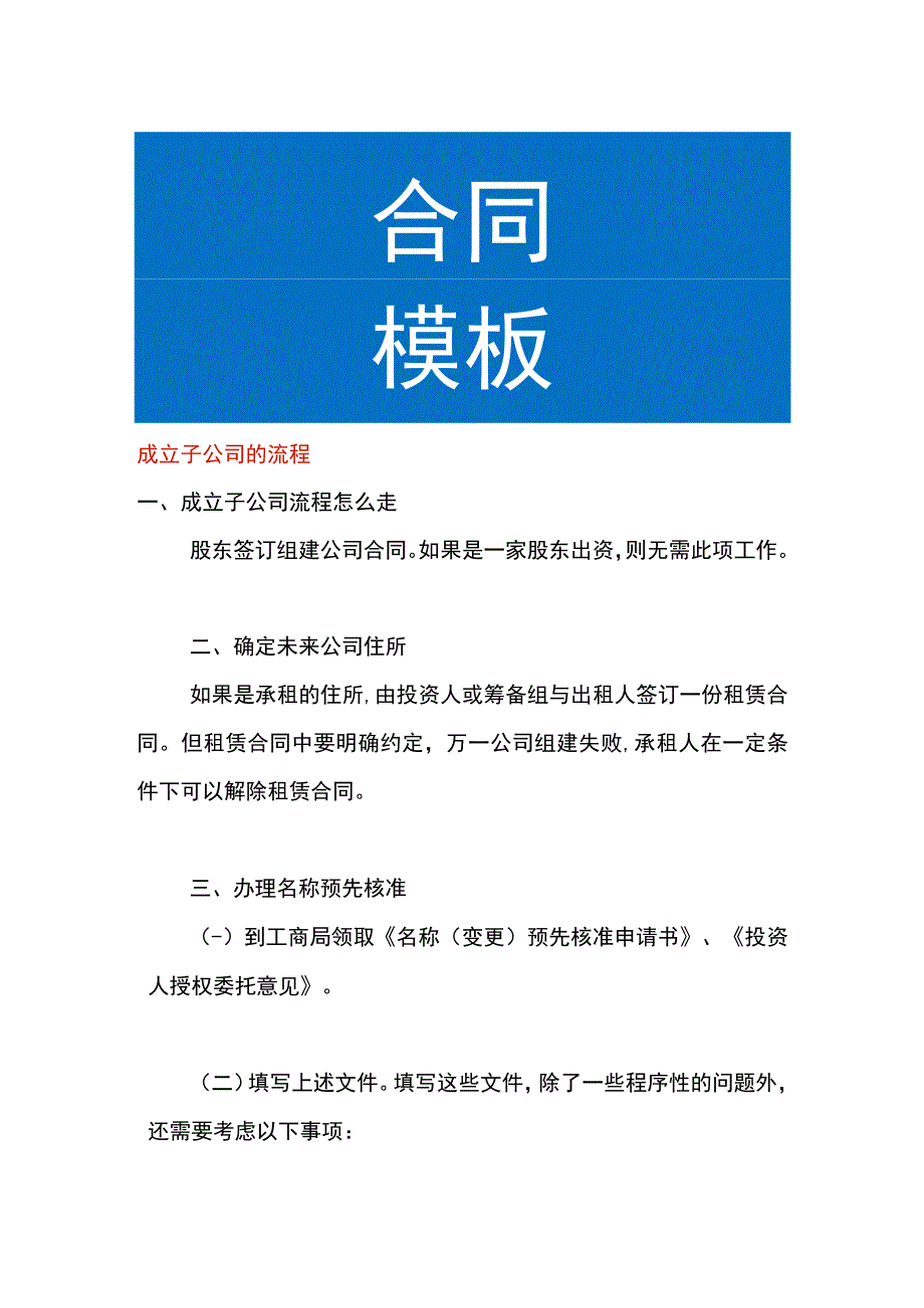 成立子公司的流程.docx_第1页