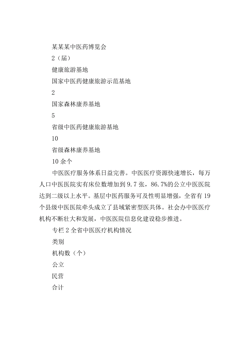 某某省中医药发展规划.docx_第3页