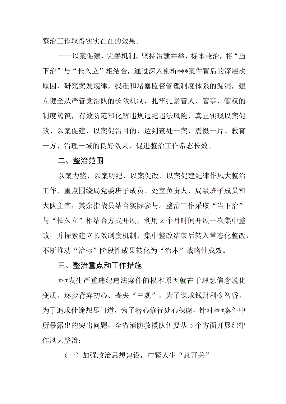 消防救援队伍开展以案为鉴、以案明纪、以案促改、以案促建警示教育纪律作风大整治工作实施方案.docx_第3页