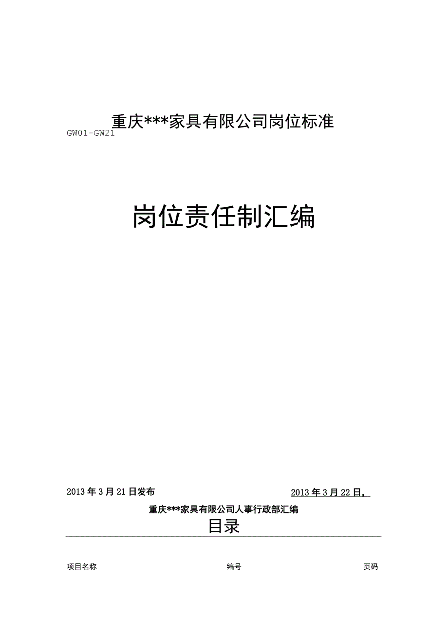 重庆工厂岗位责任制汇编.docx_第1页