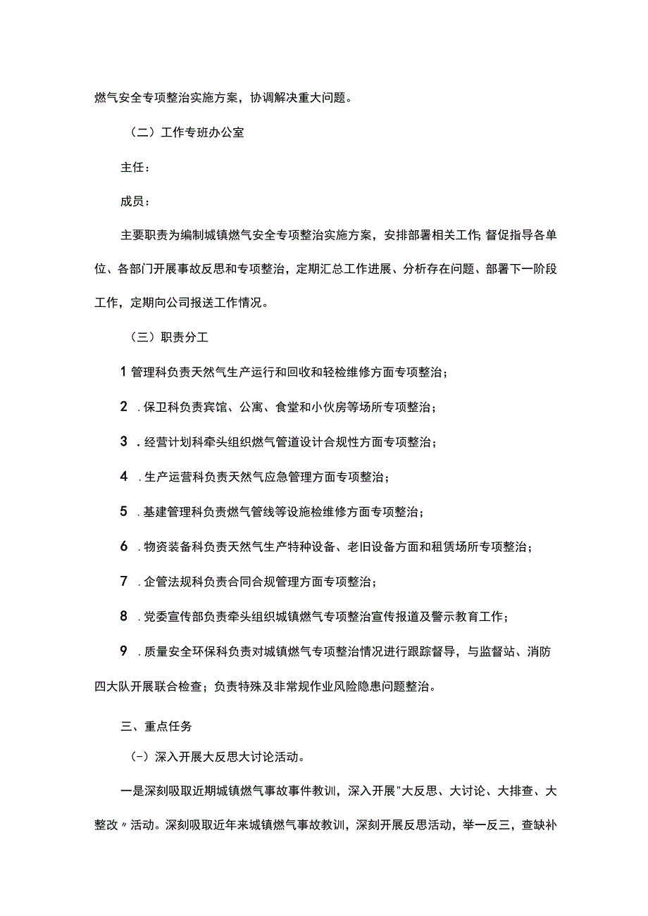 公司城镇燃气安全专项整治实施方案.docx_第2页