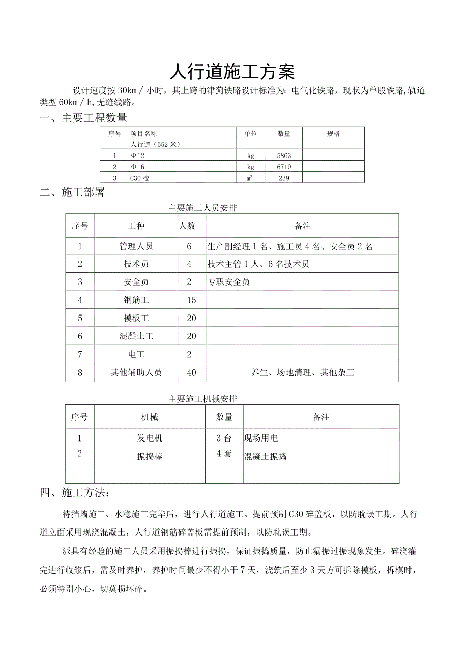 人行道施工方案副本.docx_第1页