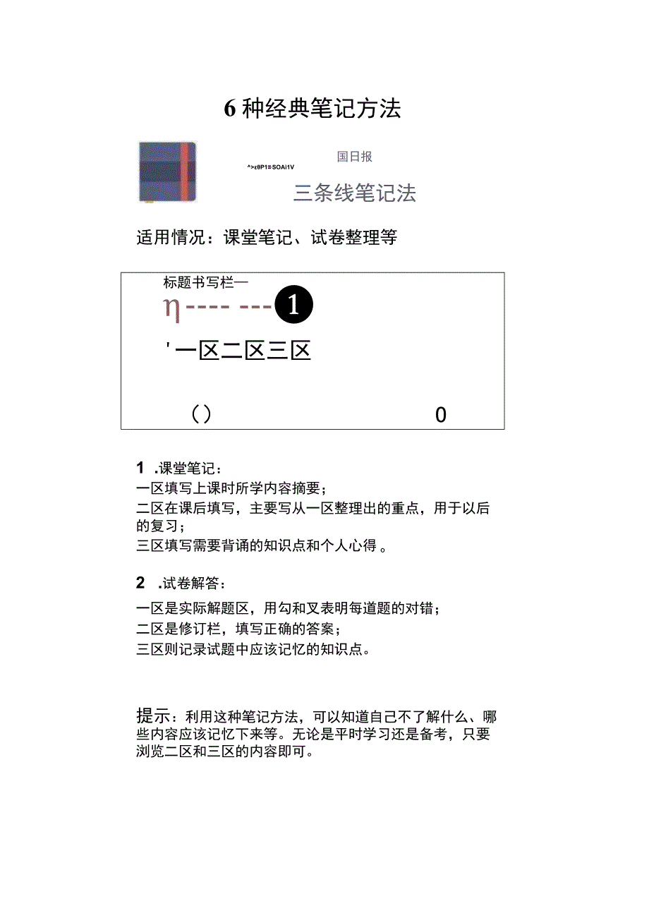 6种经典笔记方法.docx_第1页