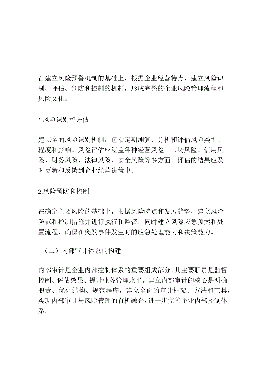 全面风险管理视角下企业内部控制体系构建探讨分析.docx_第2页