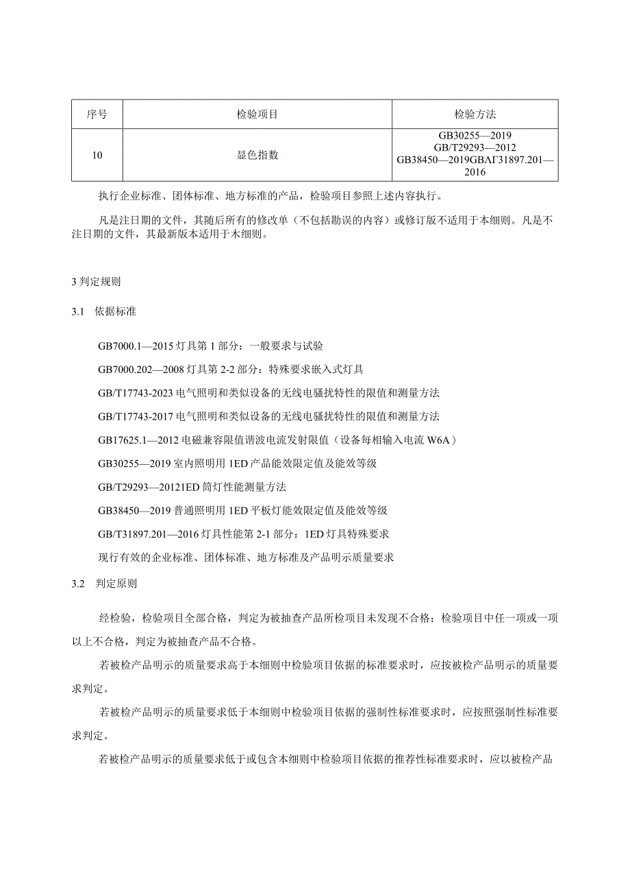 38 嵌入式灯具产品质量国家监督抽查实施细则2023年版.docx_第2页