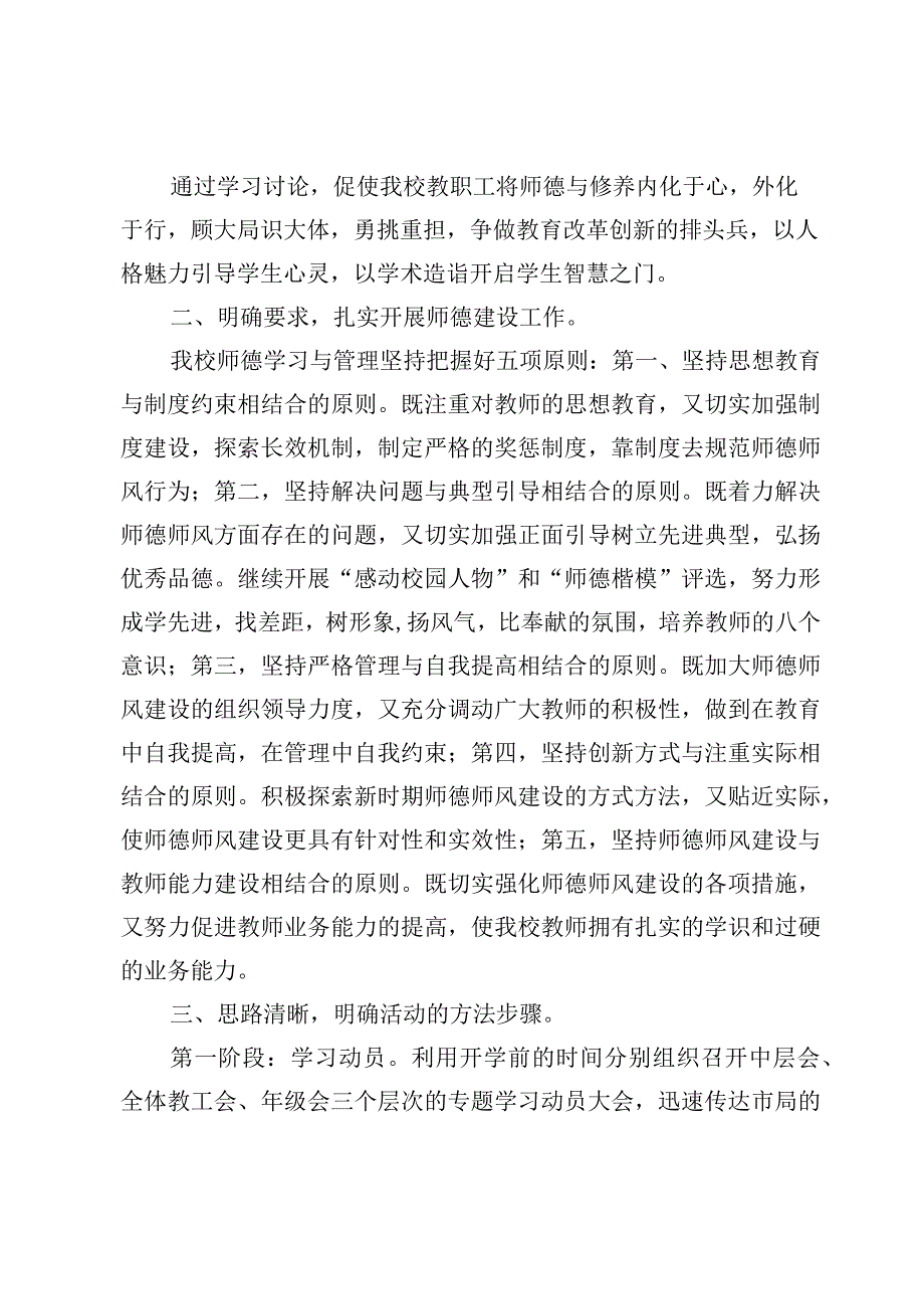 中小学校师德师风专题教育活动开展情况总结报告6篇.docx_第2页