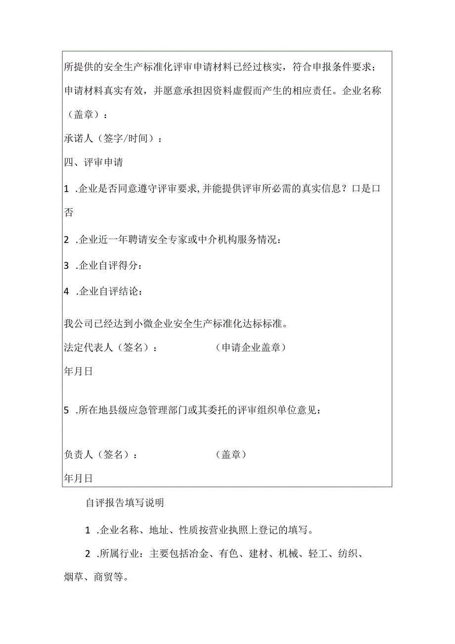 工贸行业小微企业安全生产标准化自评报告.docx_第3页