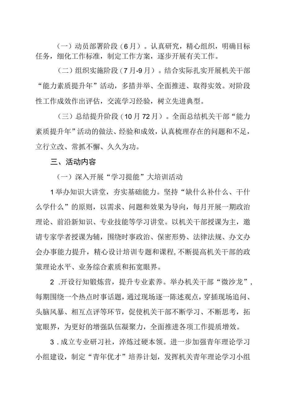 关于开展机关干部能力素质提升年活动的通知.docx_第2页