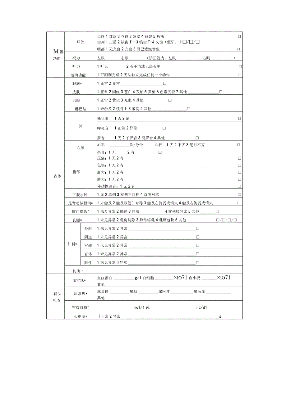 国家基本公共卫生健康体检表填写说明.docx_第2页