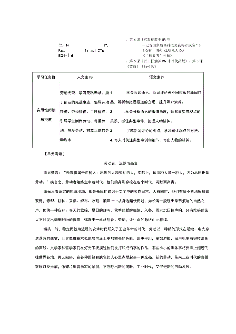 必修上册学案：第4课篇目一+喜看稻菽千重浪——记首届国家最高科技奖获得者袁隆平+Word版含答案.docx_第1页