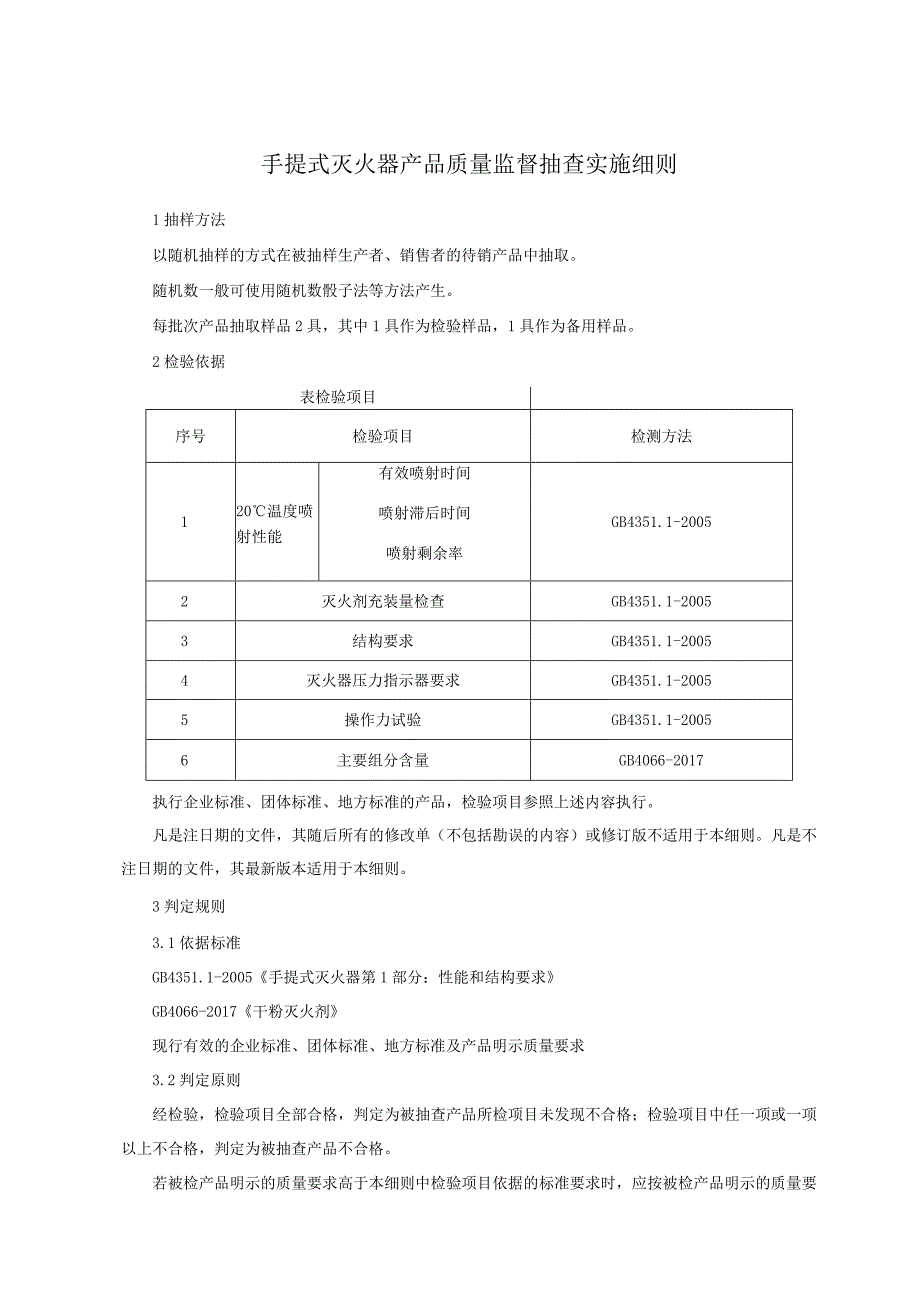 手提式灭火器产品质量监督抽查实施细则.docx_第1页