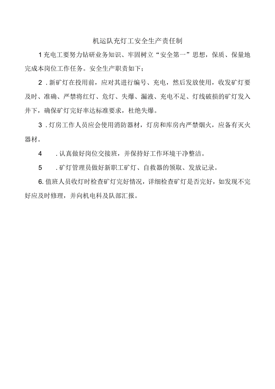 机运队充灯工安全生产责任制.docx_第1页