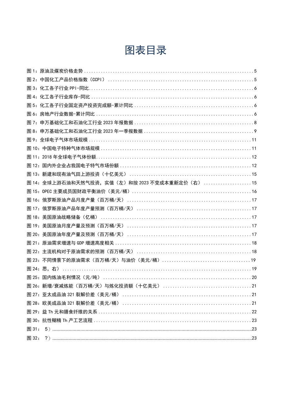 化工行业2023年年报及2023年一季报总结超配需求下行行业景气静待复苏.docx_第3页