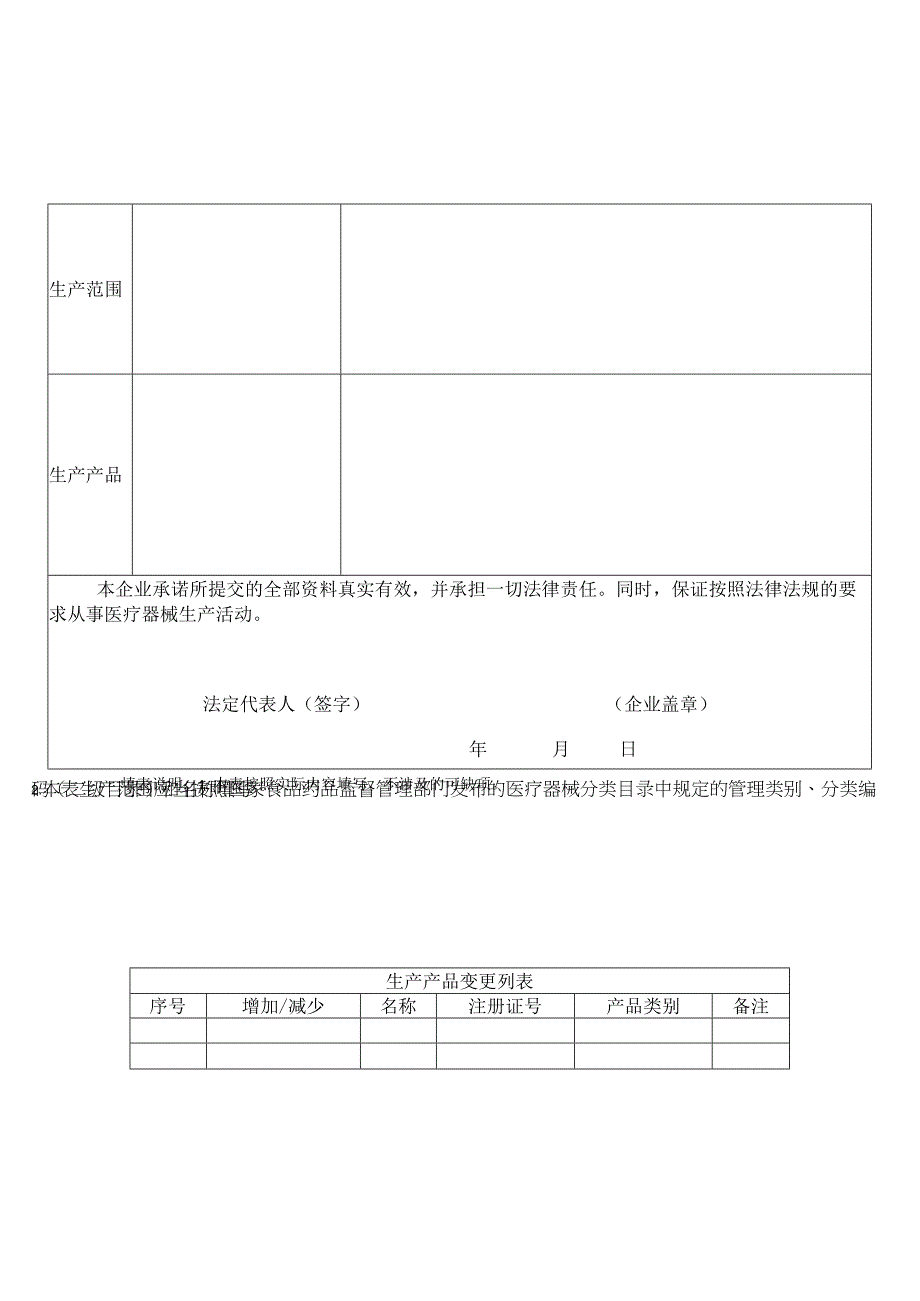 医疗器械生产企业生产范围核减申请表.docx_第3页