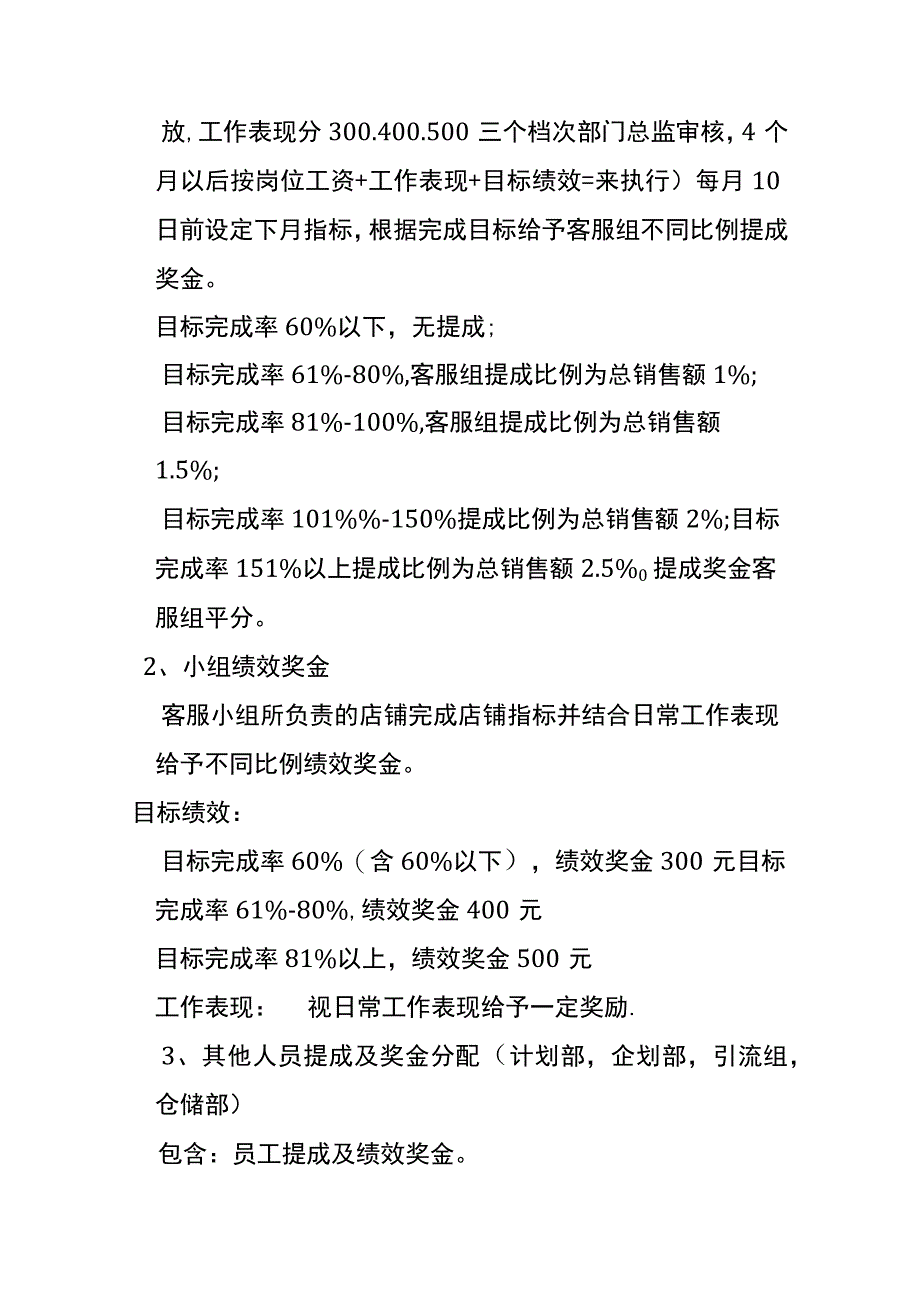 电商岗位员工奖金提成方案.docx_第2页