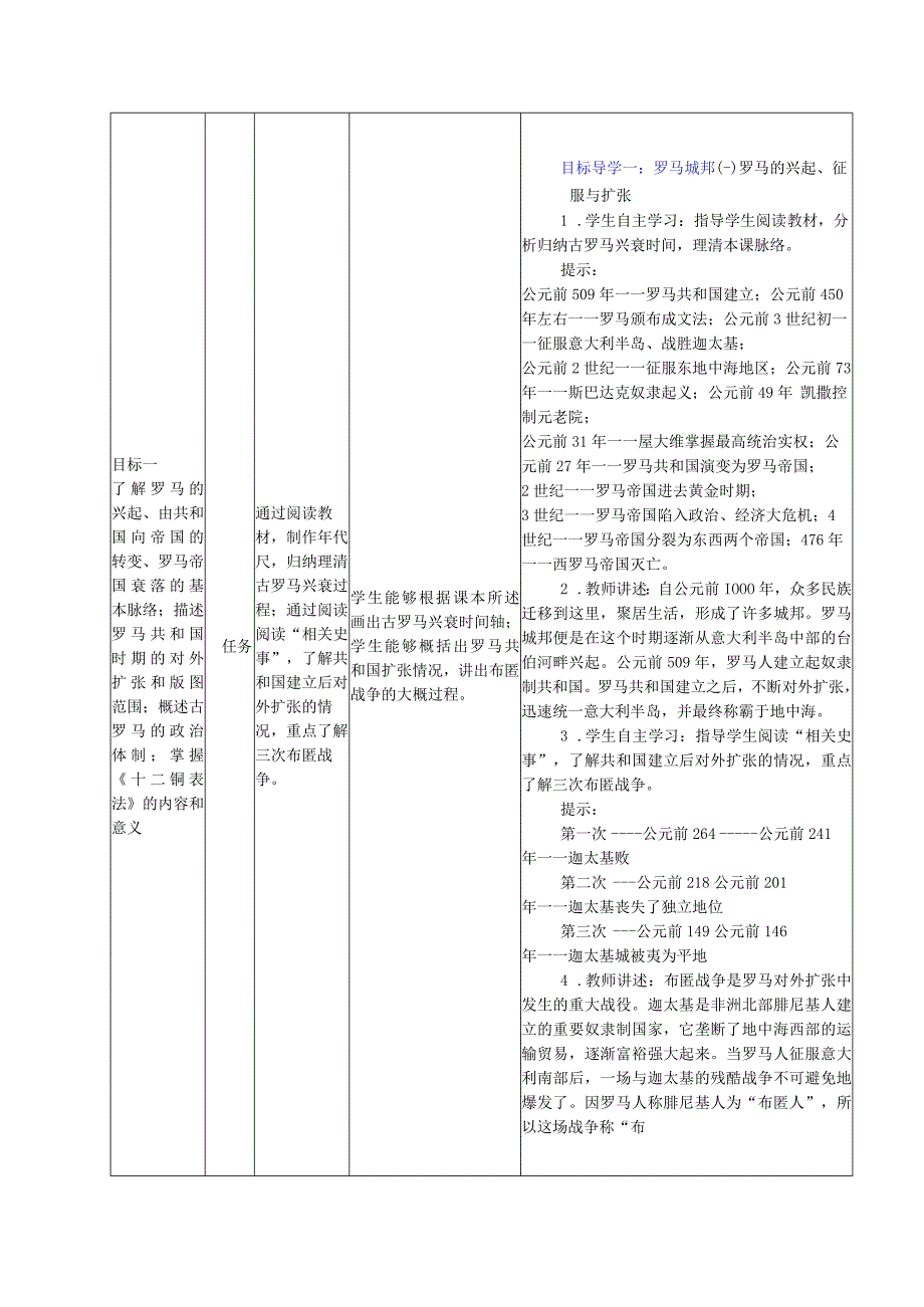 第5课 罗马城邦和罗马帝国教案.docx_第2页