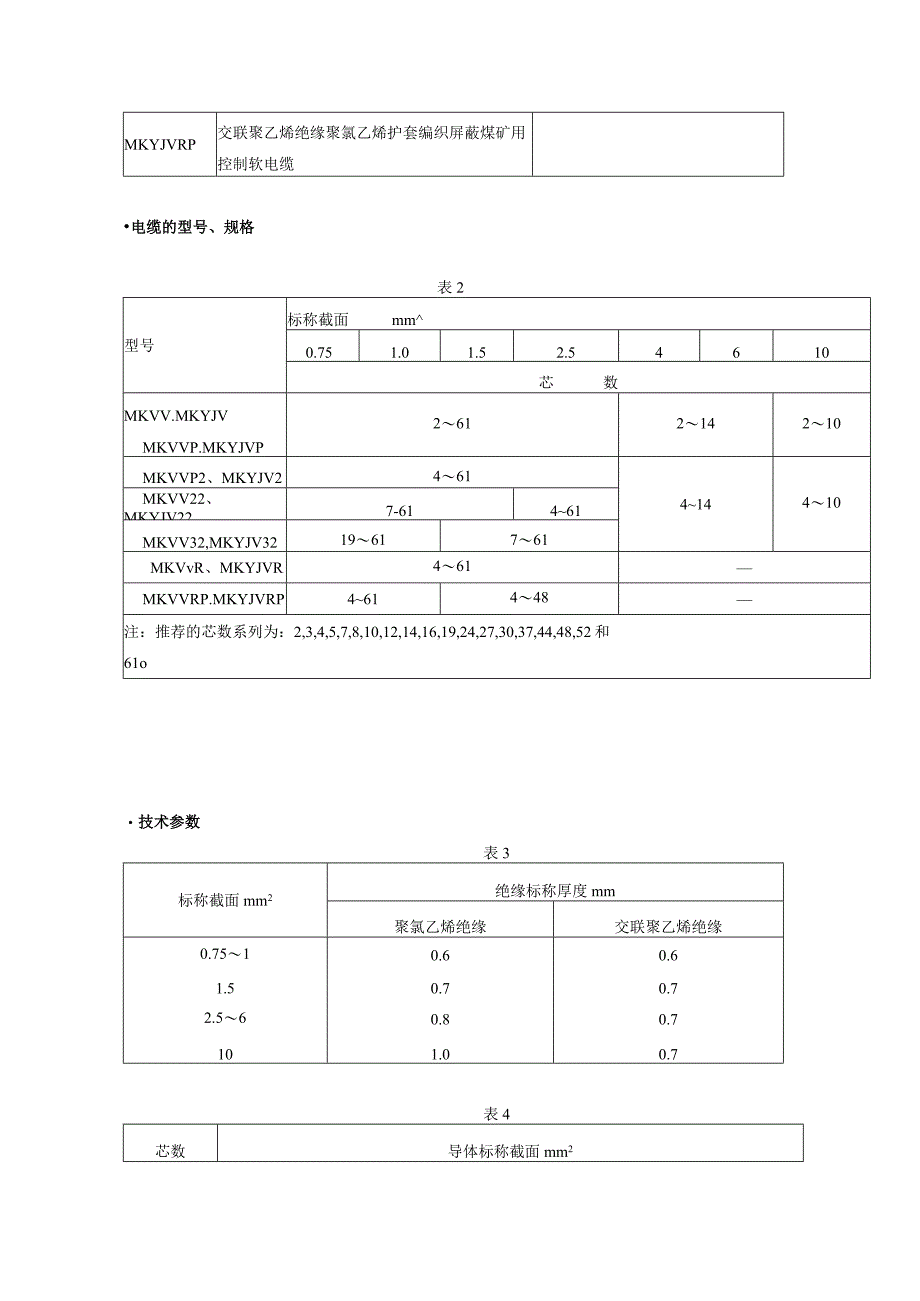 额定电压450750V塑料绝缘控制电缆mkvv电缆产品使用说明书.docx_第2页