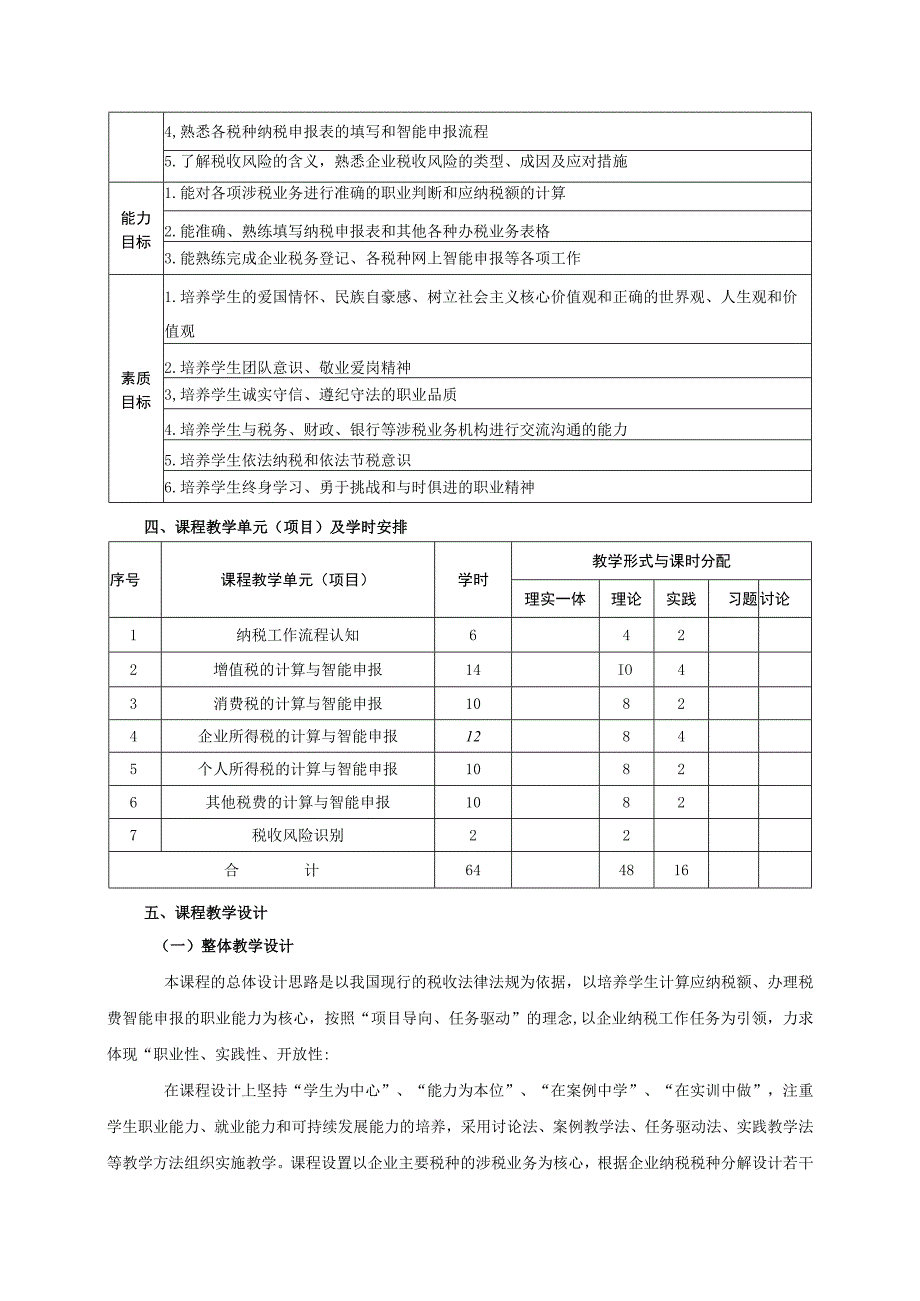 高教社2023《税费计算与智能申报》课程标准.docx_第3页