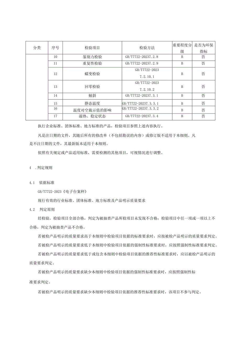 2023年河北省电子计价秤产品质量监督抽查实施细则.docx_第2页