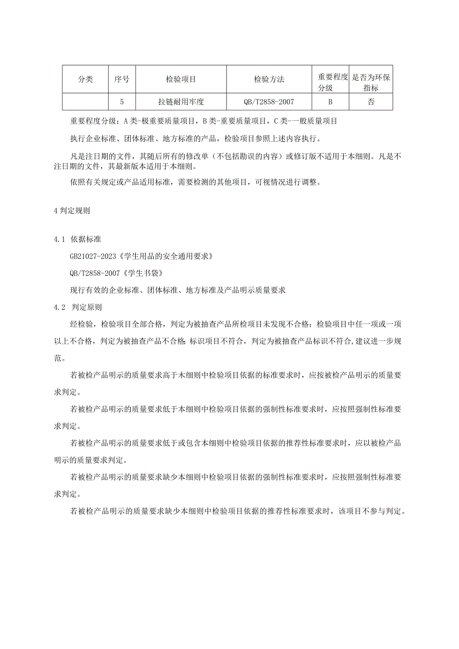 2023年河北省学生书袋产品质量监督抽查实施细则.docx_第2页