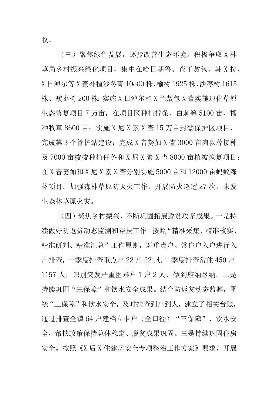 乡镇上半年工作总结及下半年工作计划.docx_第3页