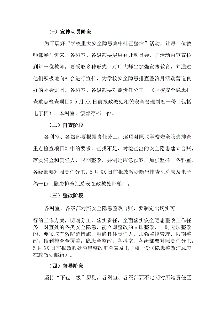 乡镇2023年开展重大事故隐患专项排查整治行动方案 合计6份.docx_第3页