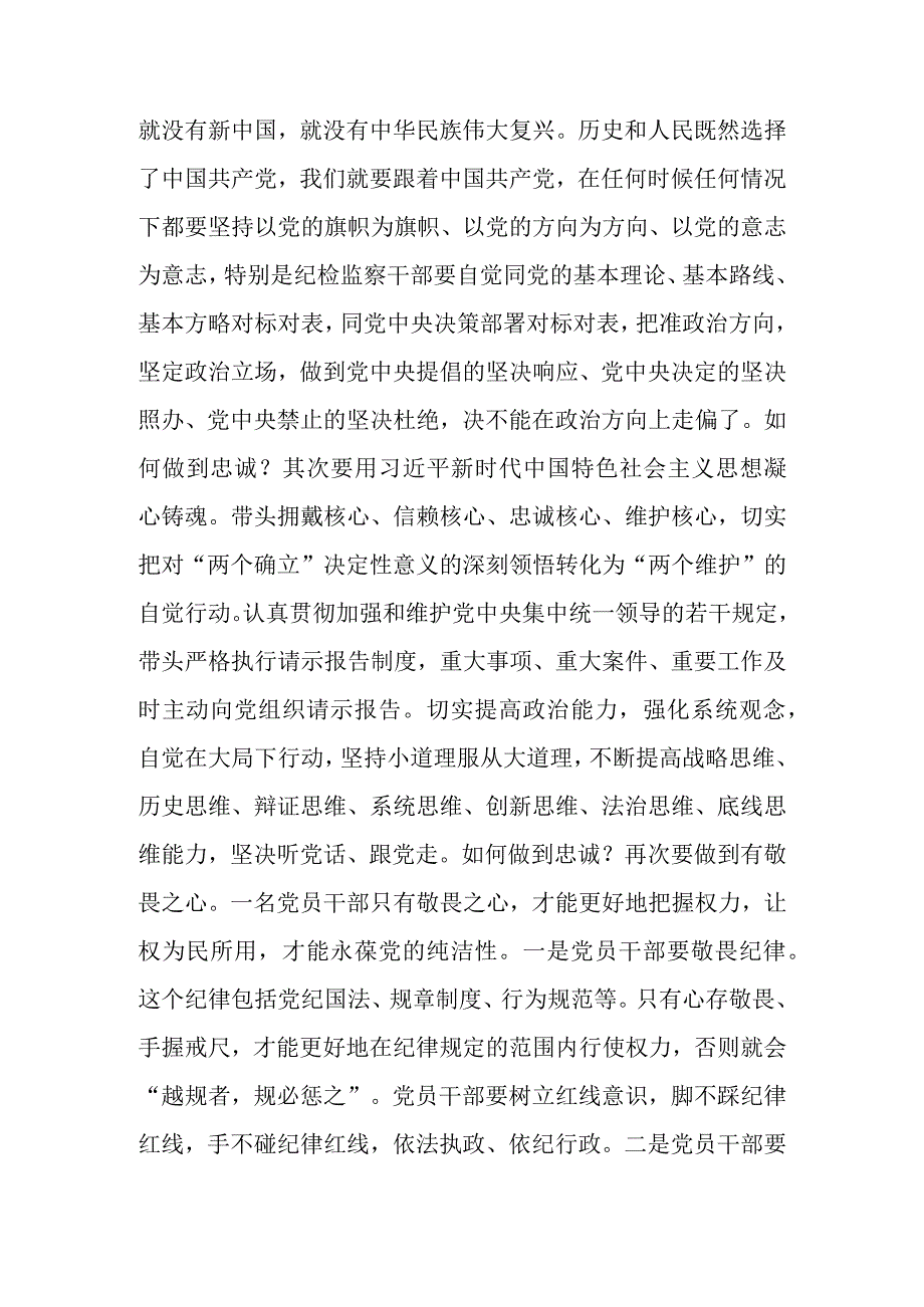 2023年纪检监察干部队伍教育整顿专题学习心得体会 五篇.docx_第3页