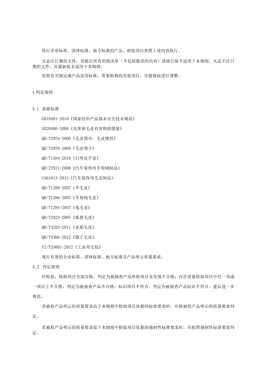 2023年河北省毛皮质产品质量监督抽查实施细则.docx_第3页