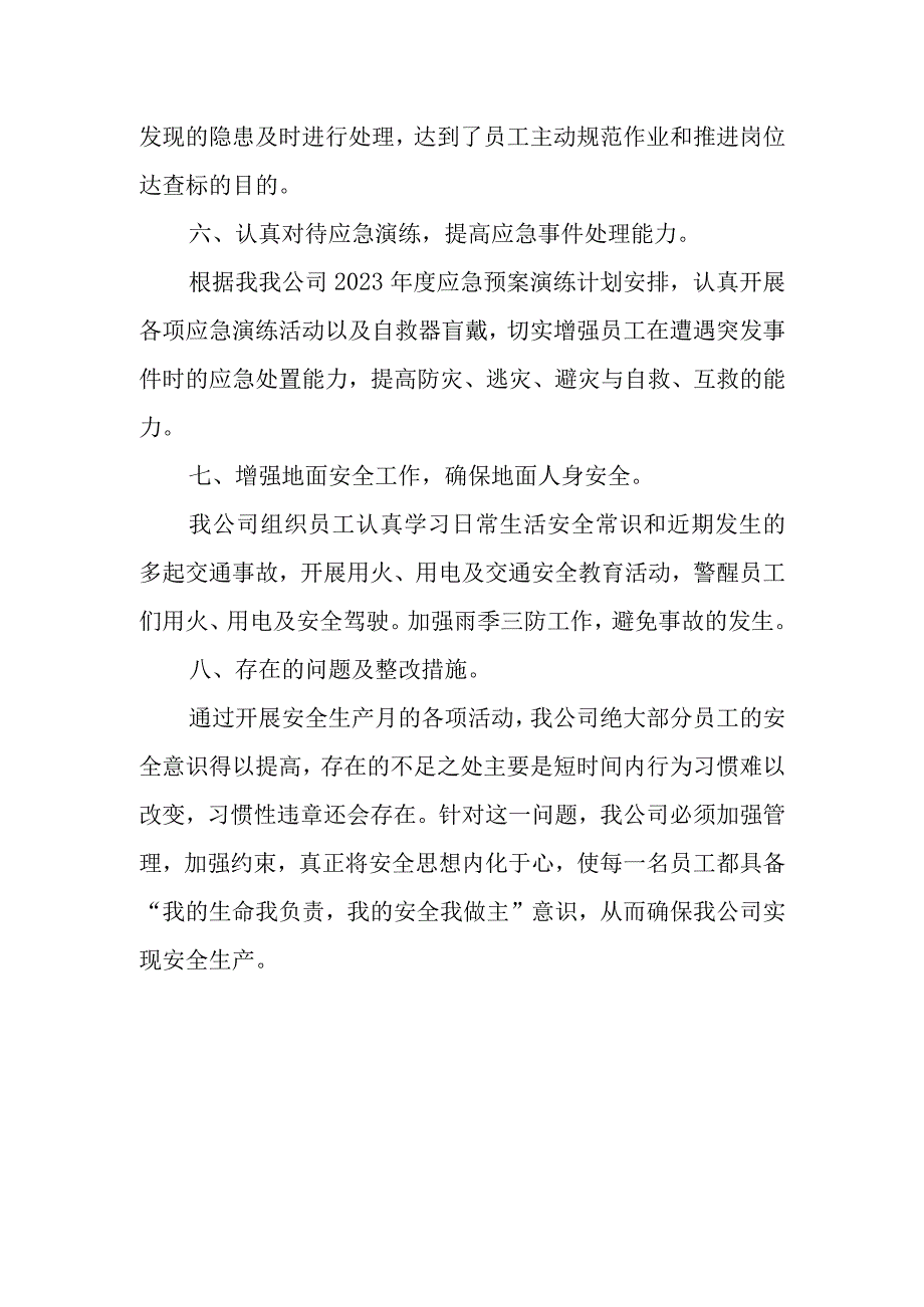 2023年安全生产月安全生产活动总结.docx_第3页