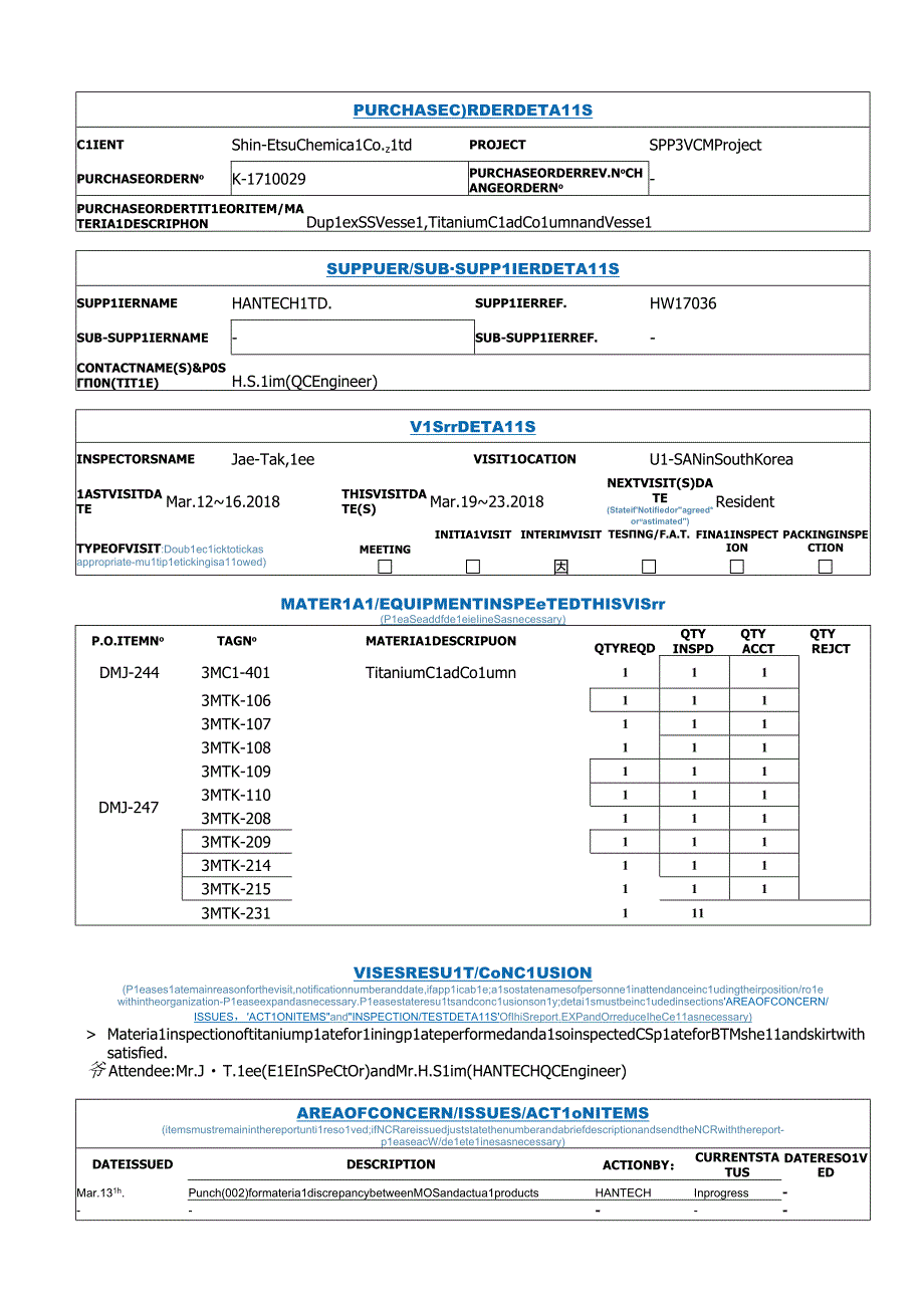 全英文钢板检验检测报告模板.docx_第1页