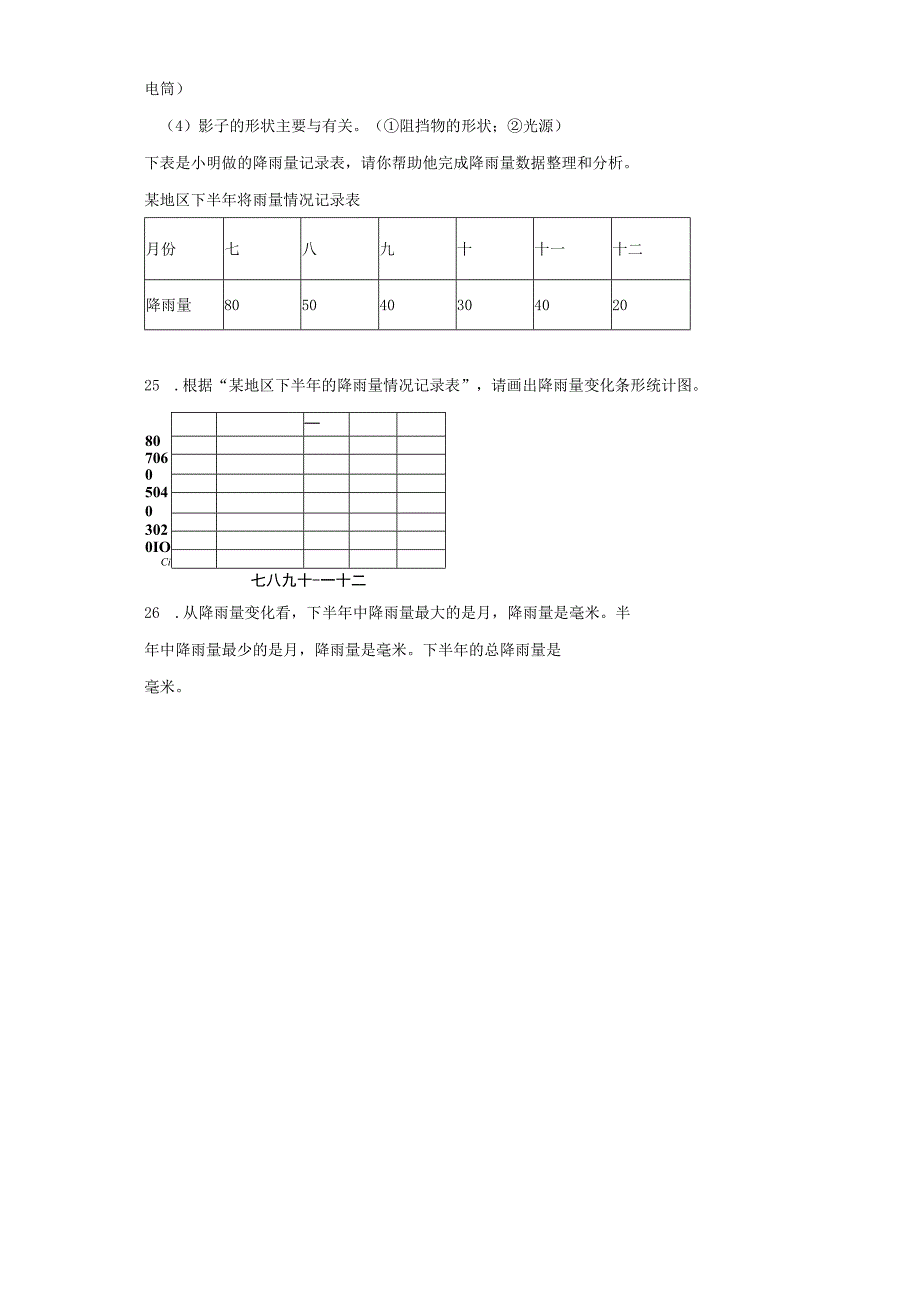 人教版2023年六年级科学下册期末学业综合素质测试卷含答案.docx_第3页