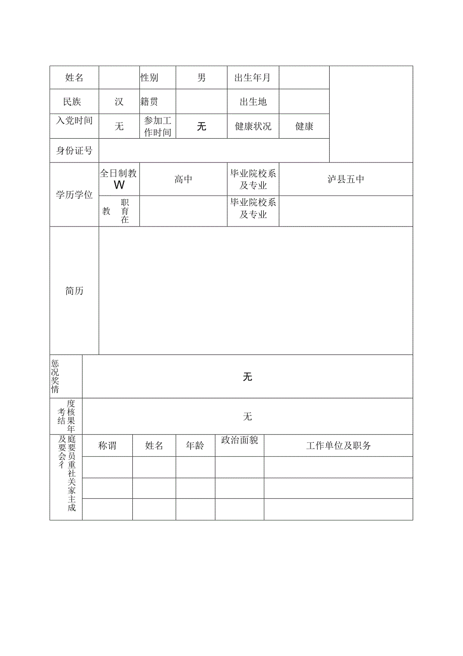 个人简历格式.docx_第1页