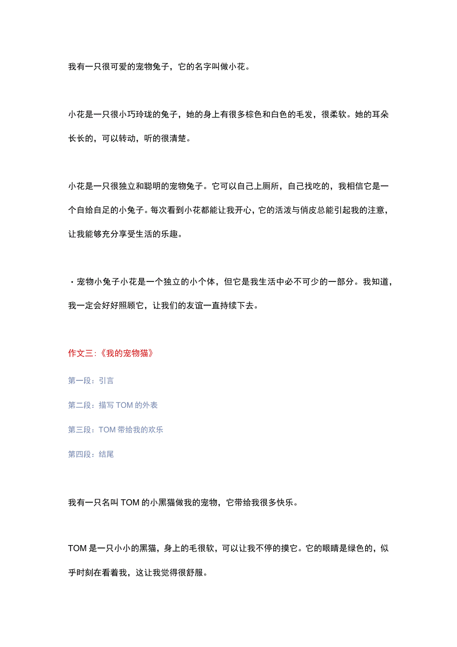 5篇小学作文：《我的动物朋友》.docx_第2页