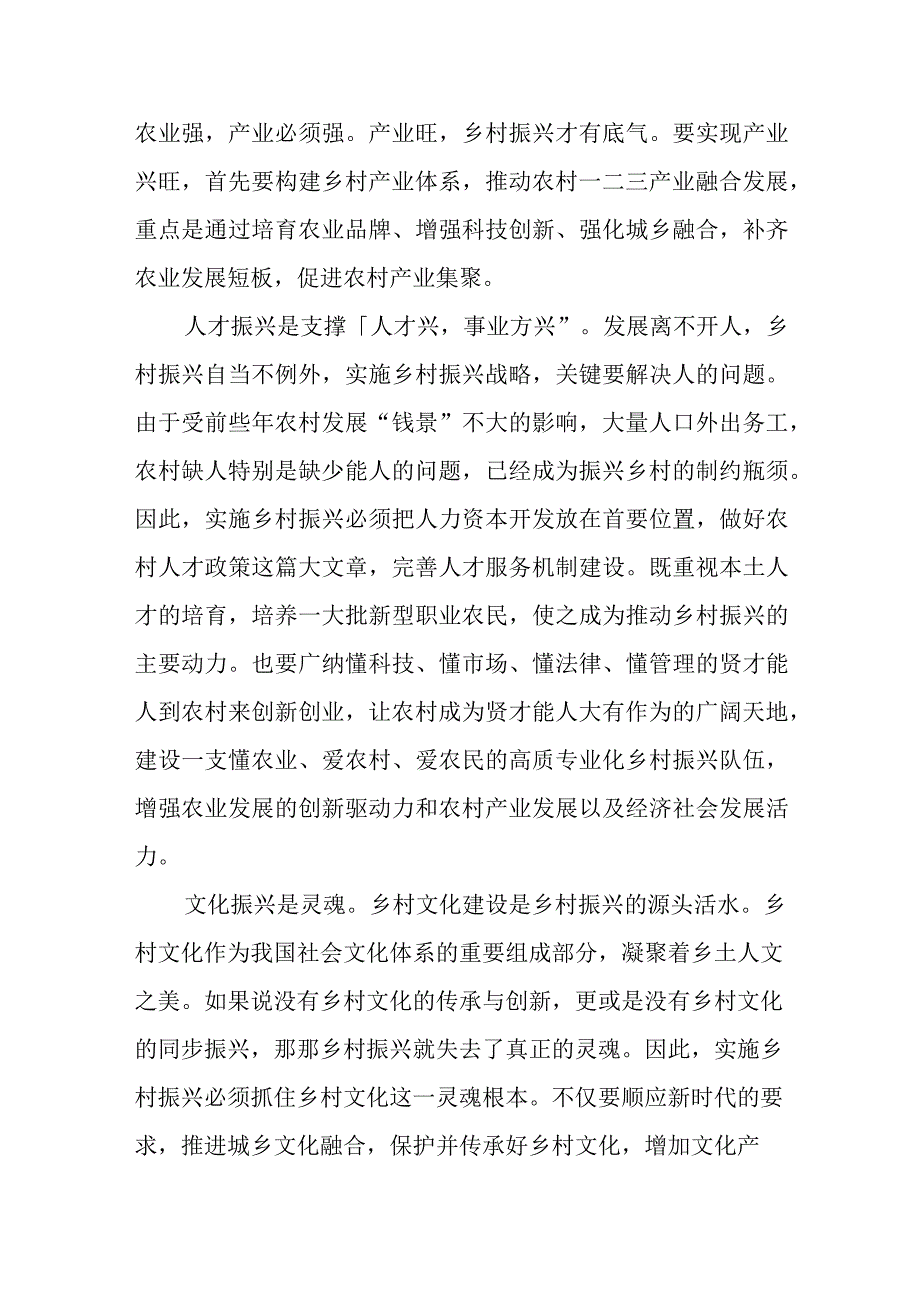 2023乡村振兴发言稿600字.docx_第2页