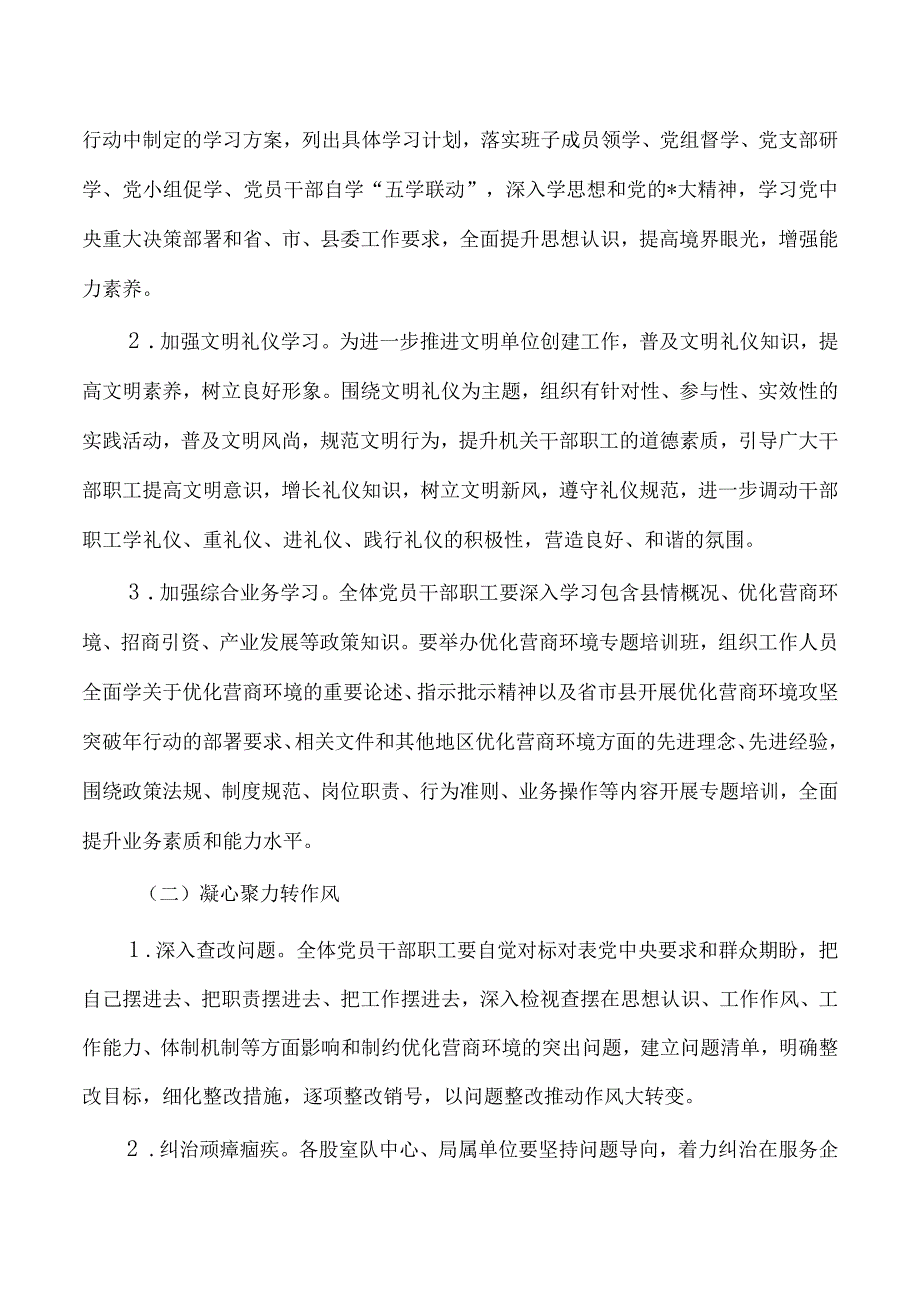 城管树形象推动营商环境优化方案.docx_第2页