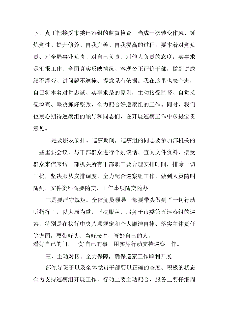 巡视巡察动员会表态发言范文通用篇.docx_第3页